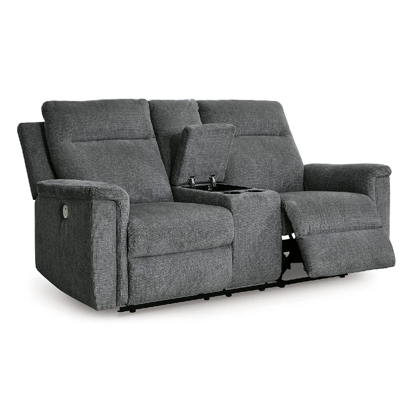 Barnsana Power Reclining Loveseat with Console