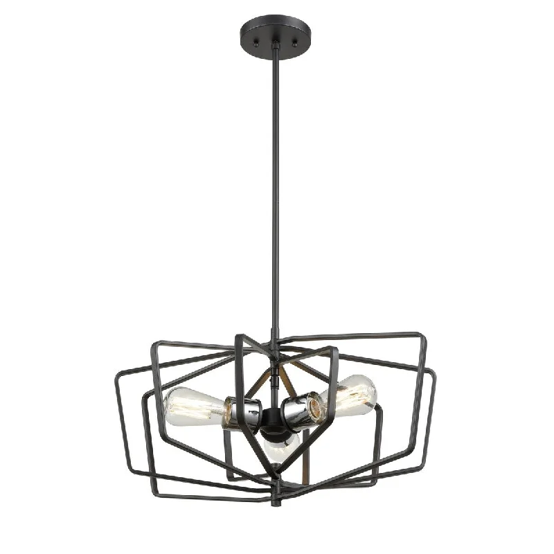 DVI Lighting DVP41305MF GR Three Light Pendant Inuvik Multiple Finish - One Size