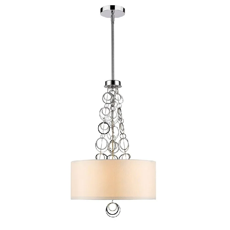 Golden Lighting #5050-3P CH Danica 3-lght Pendant