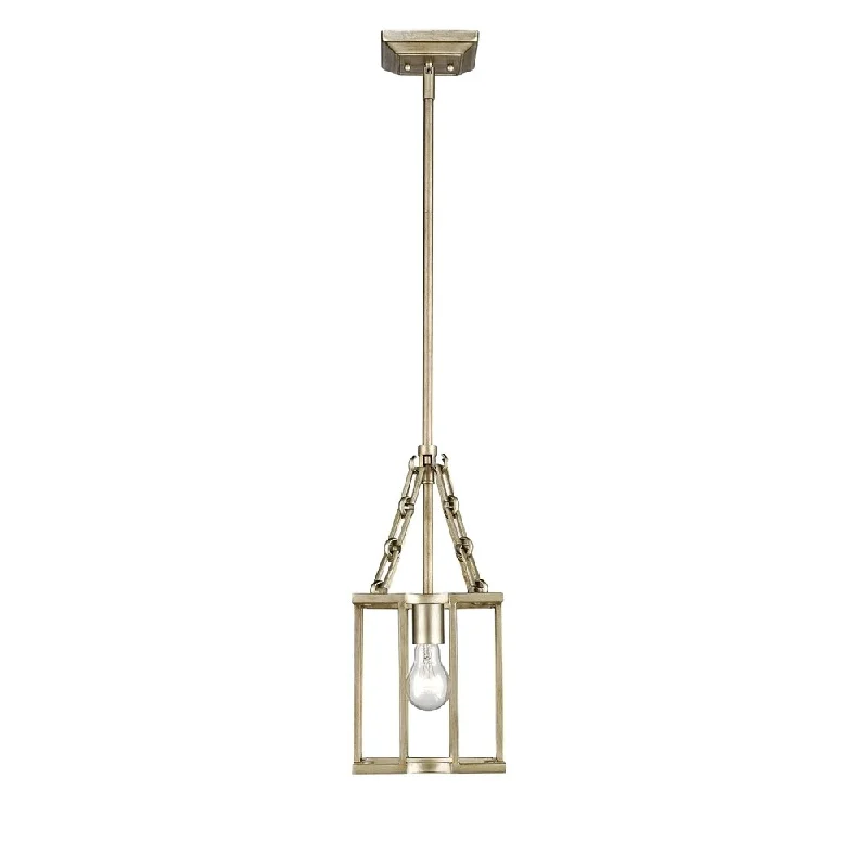 Golden Lighting's Bellare Gold-tone Steel Mini Pendant