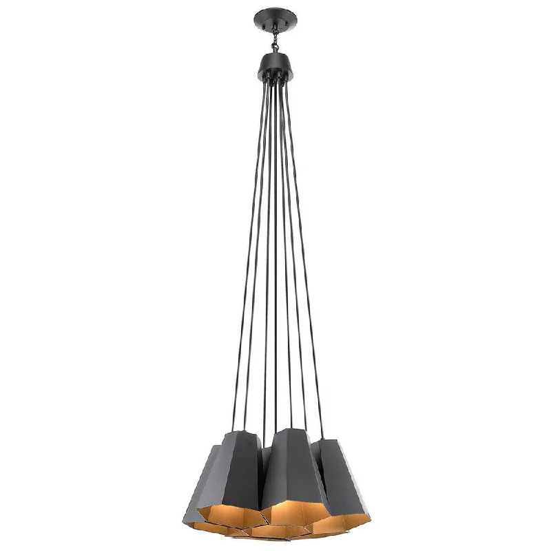 Kichler Lighting Aidan Collection 7-light Black Pendant