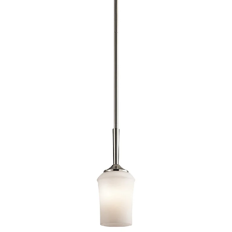 Kichler Lighting Aubrey 1-light Brushed Nickel Mini Pendant