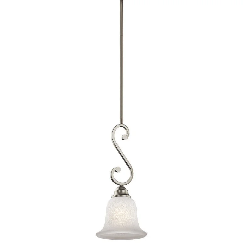 Kichler Lighting Camerena 1-light Brushed Nickel Mini Pendant