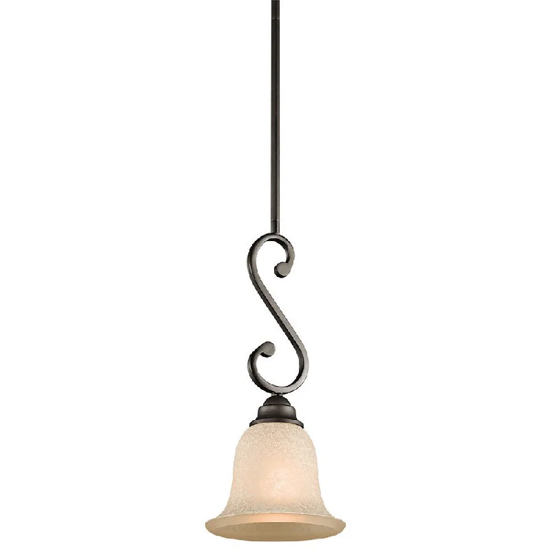 Kichler Lighting Camerena 1-light Old Bronze Mini Pendant