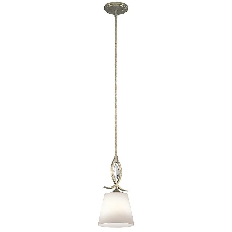 Kichler Lighting Casilda Collection 1-light Sterling Gold Mini Pendant