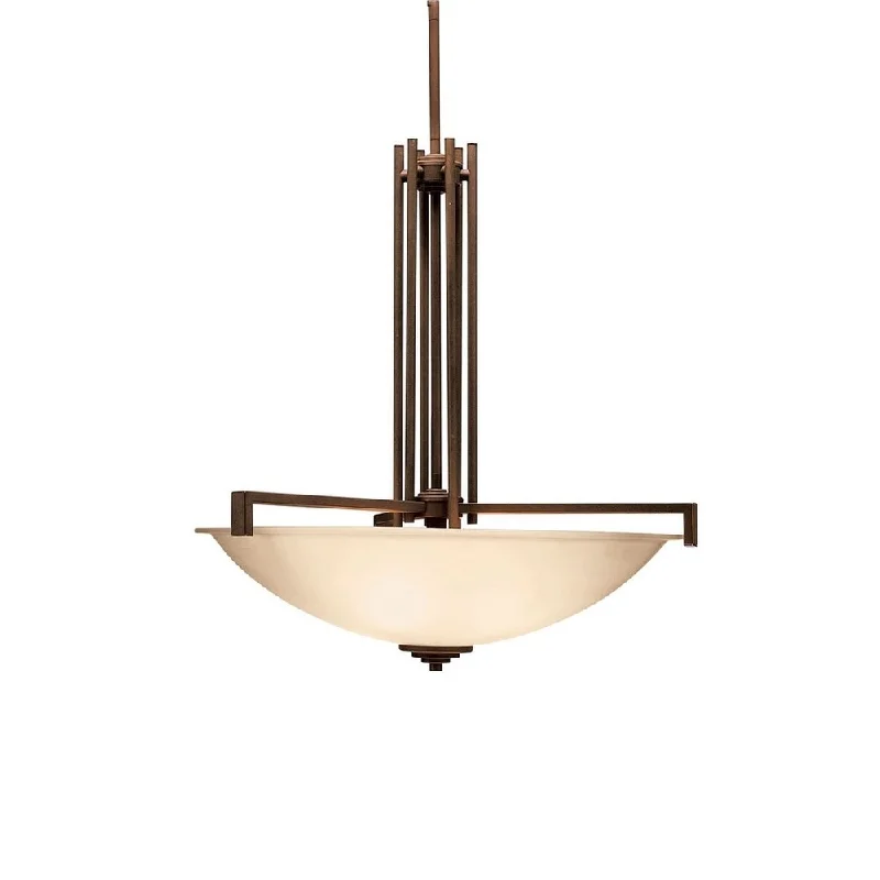 Kichler Lighting Eileen Collection 4-light Olde Bronze Inverted Pendant