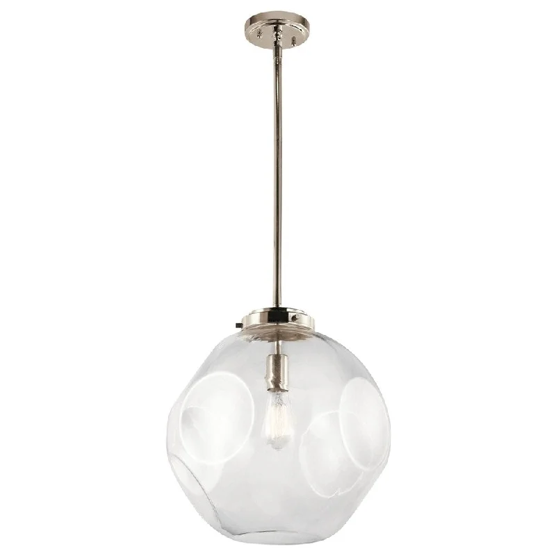 Kichler Lighting Ellis Collection 1-light Polished Nickel Pendant - Polished Nickel - Polished Nickel