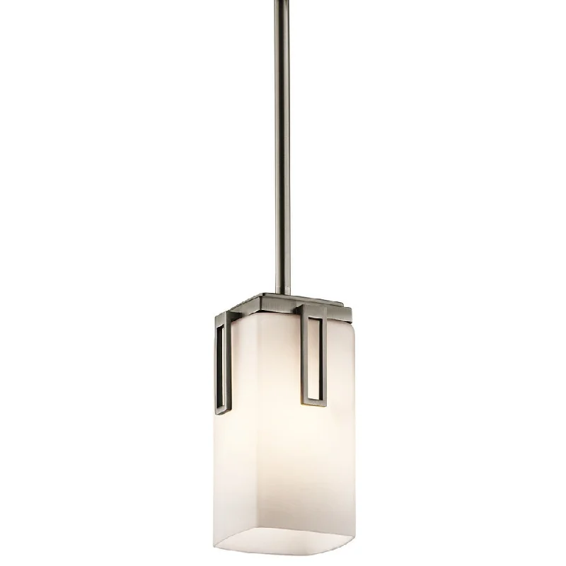 Kichler Lighting Leeds Collection 1-light Antique Pewter Mini Pendant