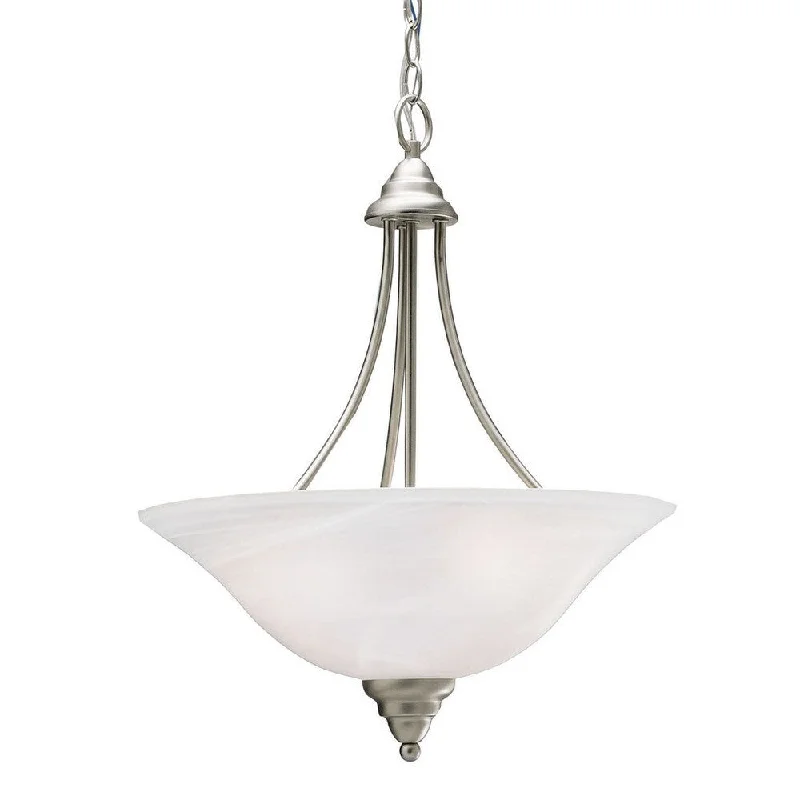 Kichler Lighting Telford Collection 3-light Brushed Nickel Pendant - Brushed Nickel