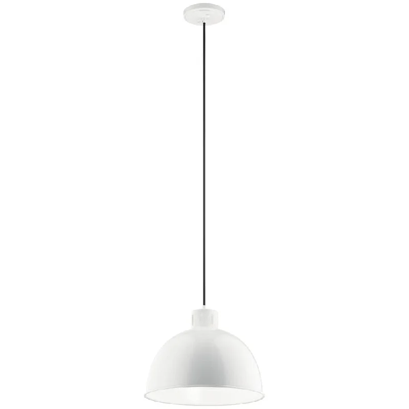 Kichler Lighting Zailey Collection 1-Light Pendant White