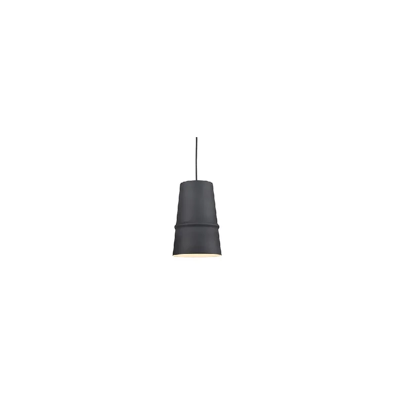 Kuzco Lighting 492208BK One Light Pendant Castor Black - Exact Size