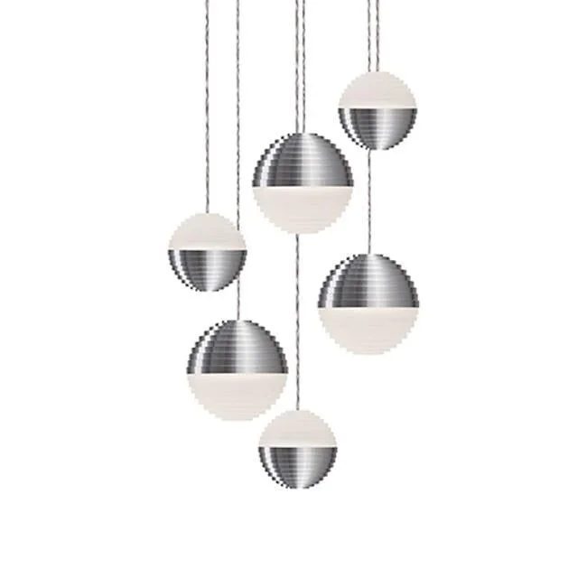 Kuzco Lighting MP10506BN LED Pendant Supernova Brushed Nickel - Exact Size