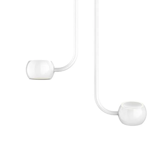 Kuzco Lighting MP46608GWH LED Pendant Flux White - Exact Size