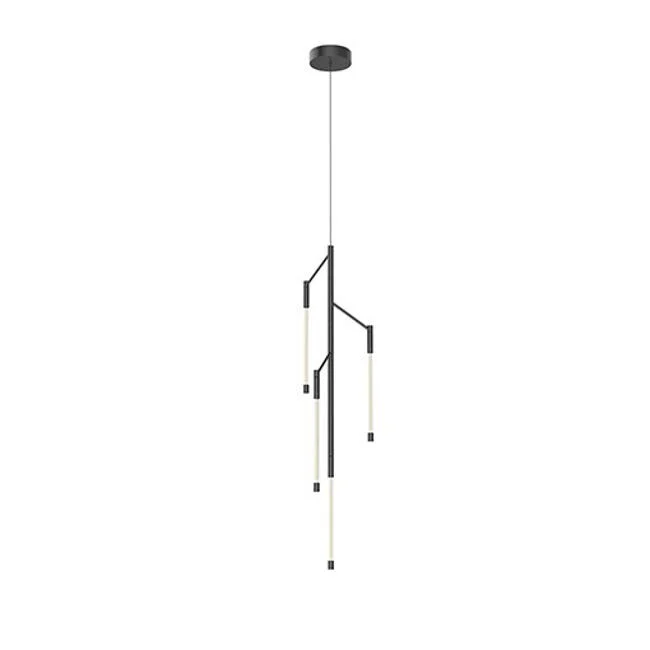 Kuzco Lighting PD74738BK LED Pendant Motif Black - Exact Size