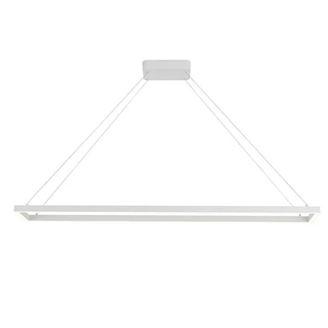 Kuzco Lighting PD85548WH LED Pendant Piazza White - Exact Size