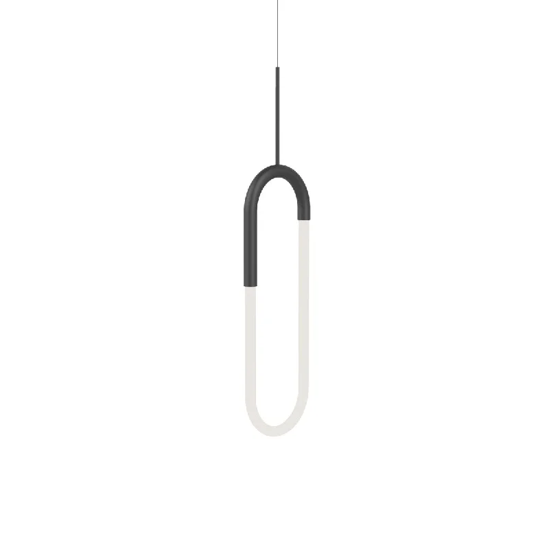 Kuzco Lighting PD95108BK LED Pendant Huron Black - Exact Size