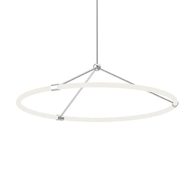 Kuzco Lighting PD99133CH LED Pendant Santino Chrome - Exact Size