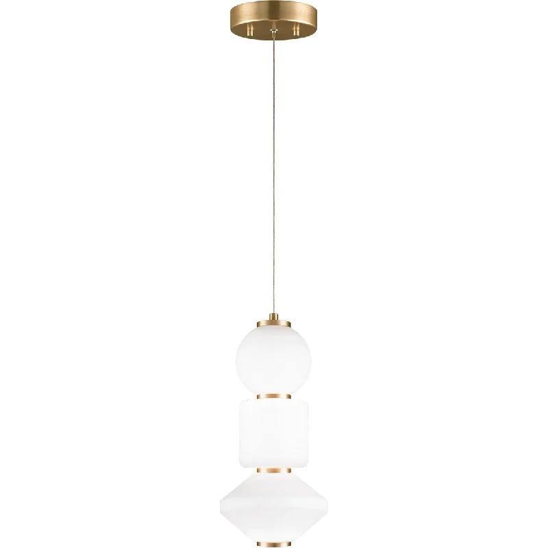 Madison Lighting LED Pendant Dango Oxidized Gold - Exact Size