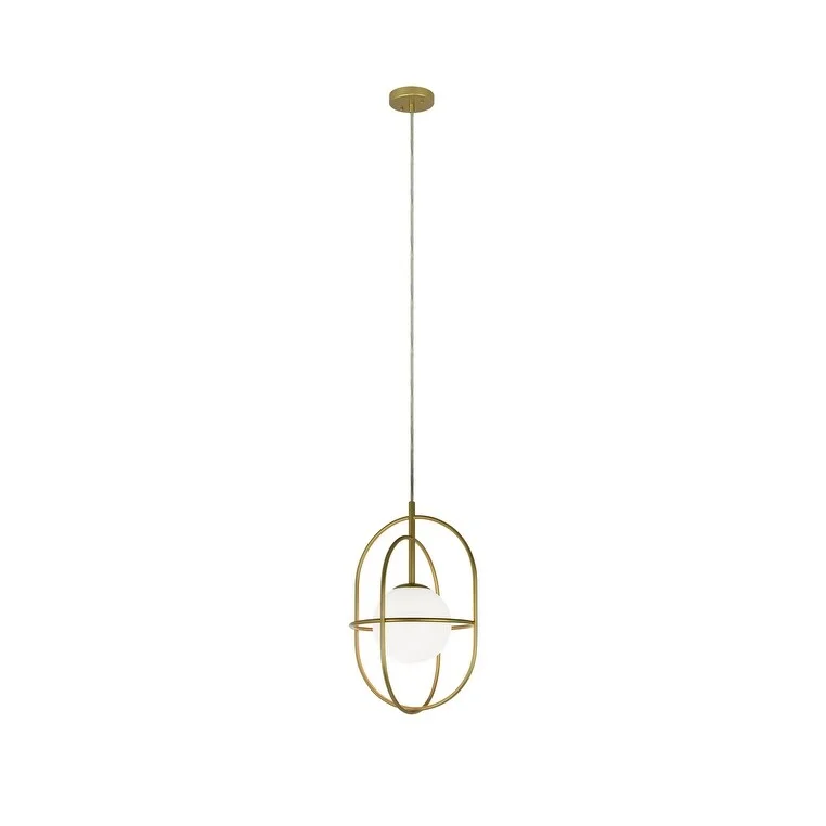 Madison Lighting One Light Pendant Eclipse Gold - Exact Size