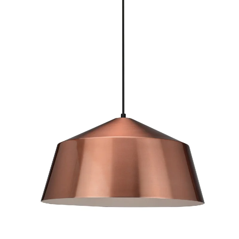 Madison Lighting One Light Pendant Encase Copper - Exact Size