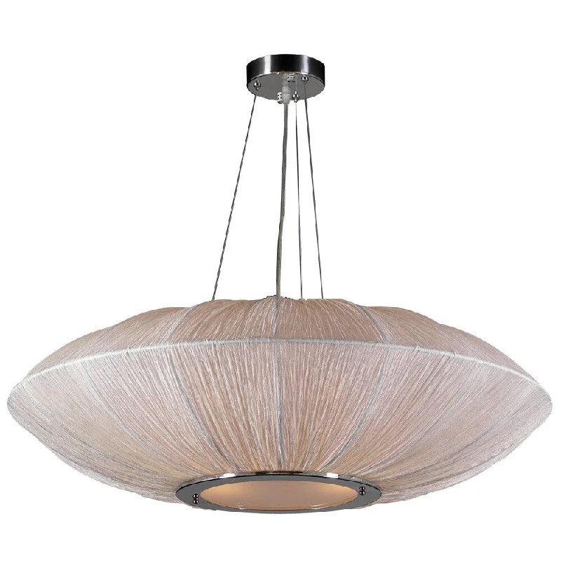 PLC Lighting Ivory 4-light Pendant Mars