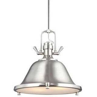 Sea Gull Lighting 6514402BLE-962 Stone Street 2 Light Pendant Brushed Nickel