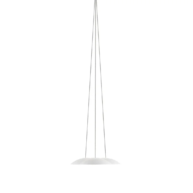 Sonneman Lighting Little Cloud DownLight LED Textured White Pendant, Optical Acrylic Diffuser