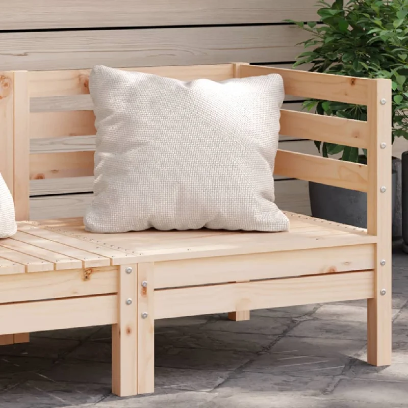 Patio Sofa Corner Solid Wood Pine