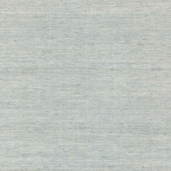 Arrowroot Grasscloth Wallpaper in Sky Blue from the Water's Edge Resource Library