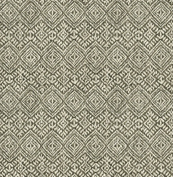 Gallivant Black Woven Geometric Wallpaper