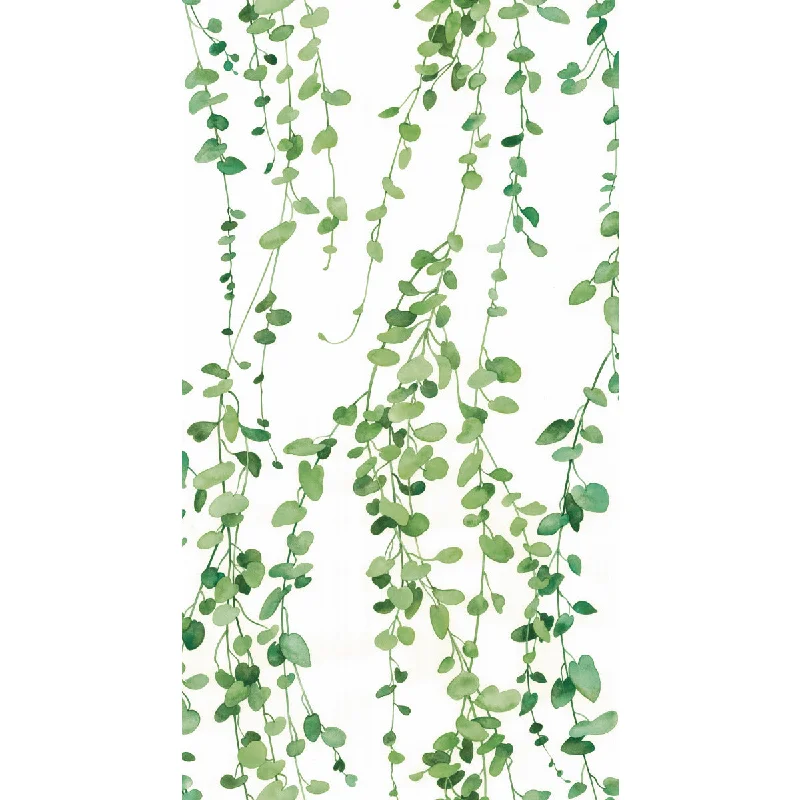 Hanging Watercolor Vines Peel & Stick Wallpaper in White