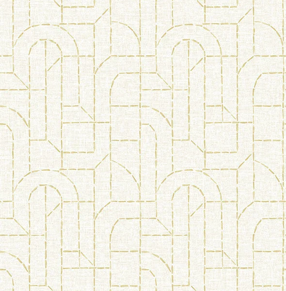 Integrity Yellow Arched Outlines Wallpaper