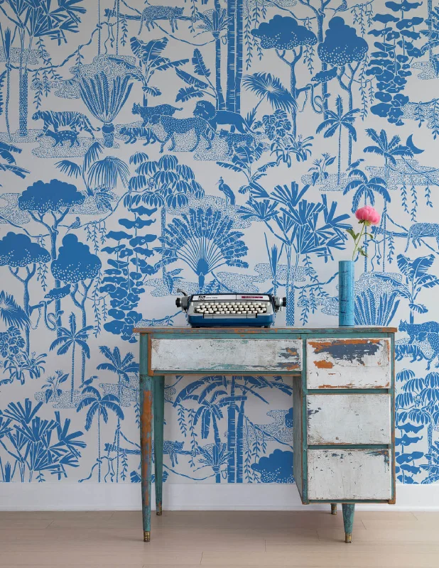 Jungle Dream Wallpaper in Orinoco