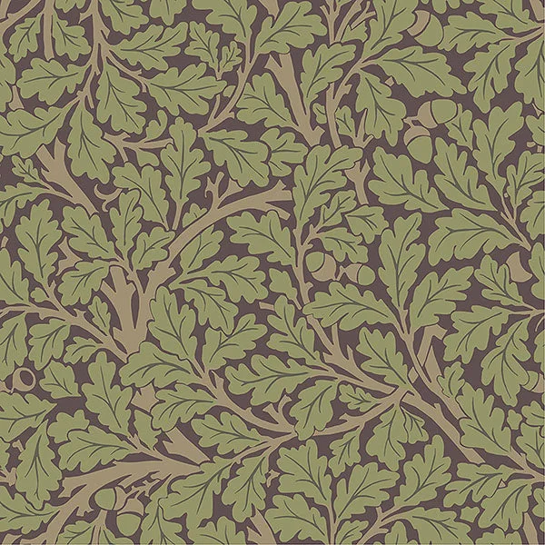 Oak Tree Plum Leaf Wallpaper