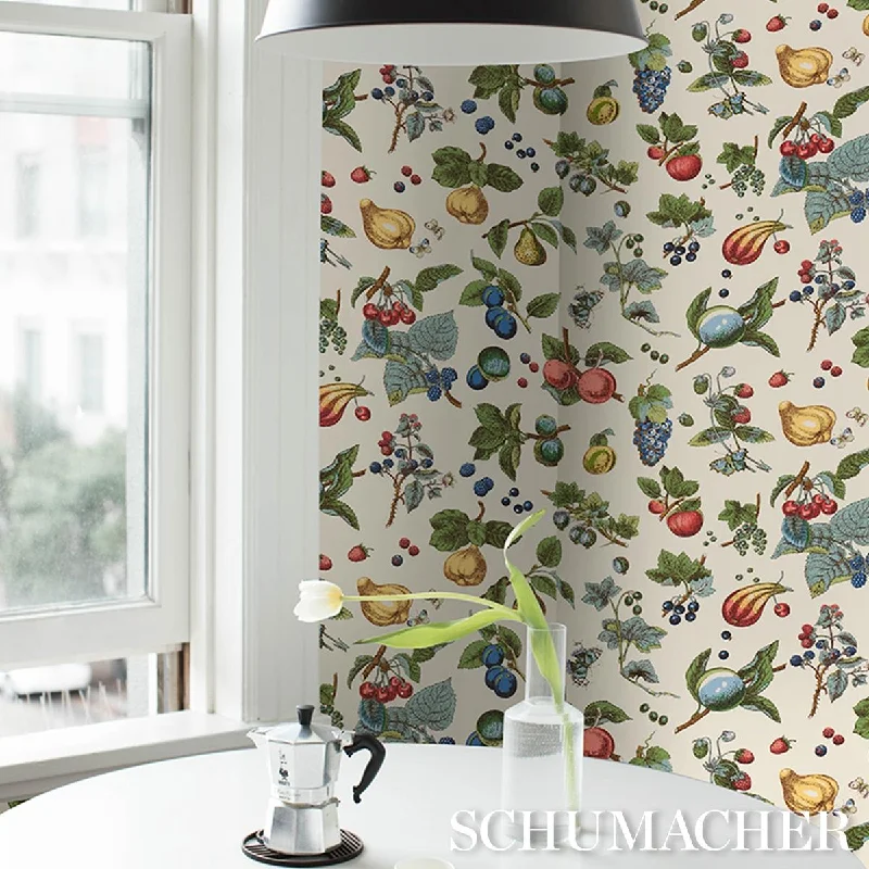 Schumacher Berry Grove Wallpaper