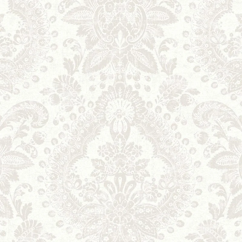 Schumacher Boudoir Medallion Wallpaper