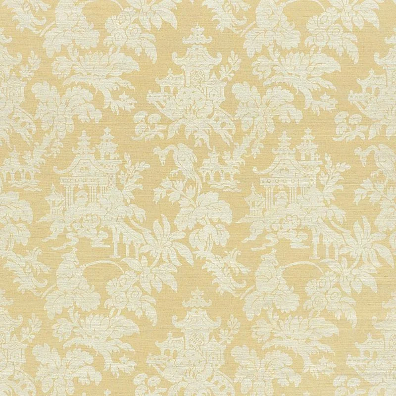 Schumacher Brighton Sisal Wallpaper