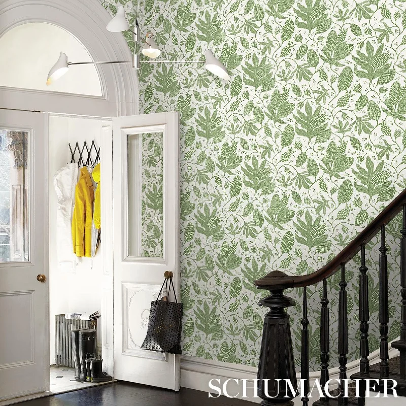 Schumacher Polka Dot Jungle Wallpaper