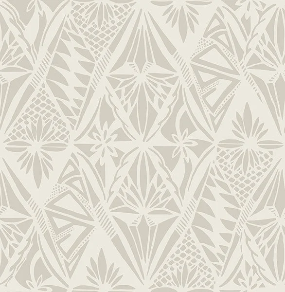 Urbane Light Grey Diamonds Wallpaper