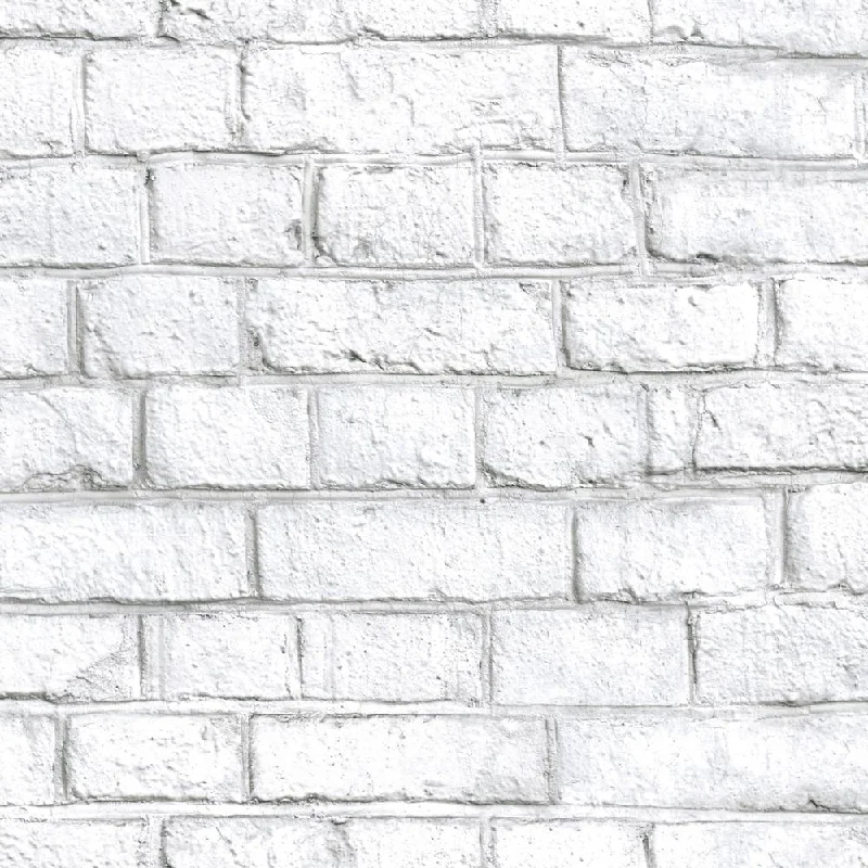 Whitewash Brick Peel & Stick Wallpaper