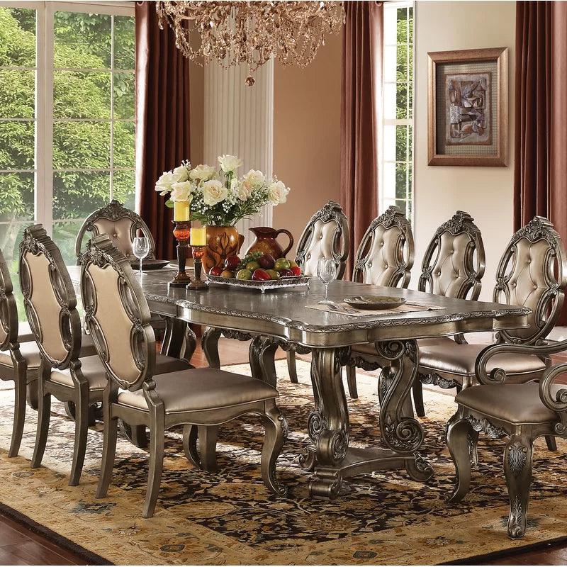 11 - Piece Extendable Double Pedestal Dining Set