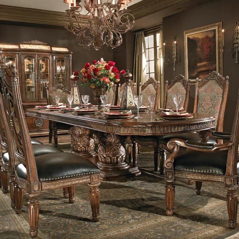 13 - Piece Extendable Double Pedestal Dining Set