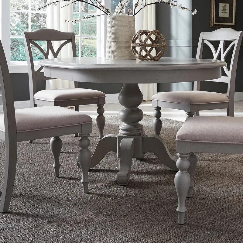 5 - Piece Extendable Pedestal Dining Set