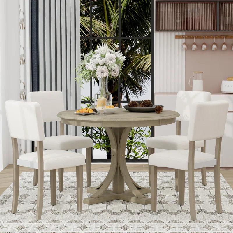 5 - Piece Pedestal Dining Set