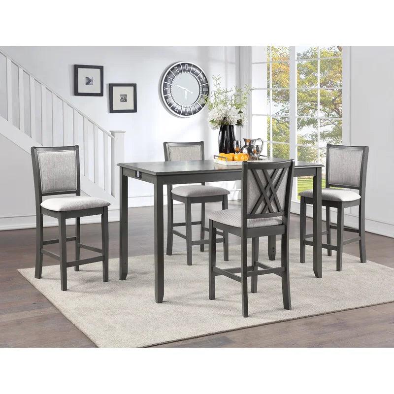 5 - Piece Solid Wood Dining Set