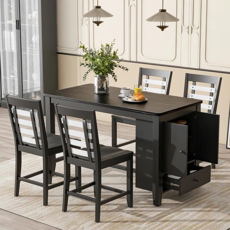 5 - Piece Trestle Dining Set