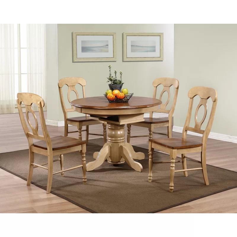 6 - Piece Extendable Pedestal Dining Set