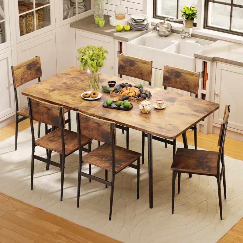 7 - Piece Extendable Dining Set