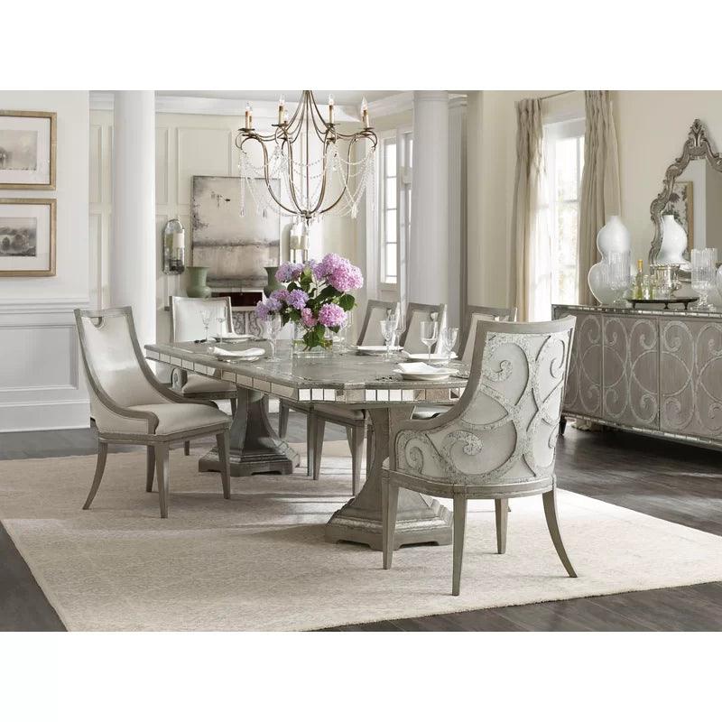 7 - Piece Extendable Double Pedestal Dining Set