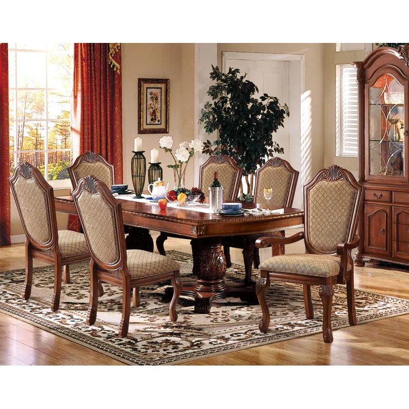 7 - Piece Extendable Double Pedestal Dining Set